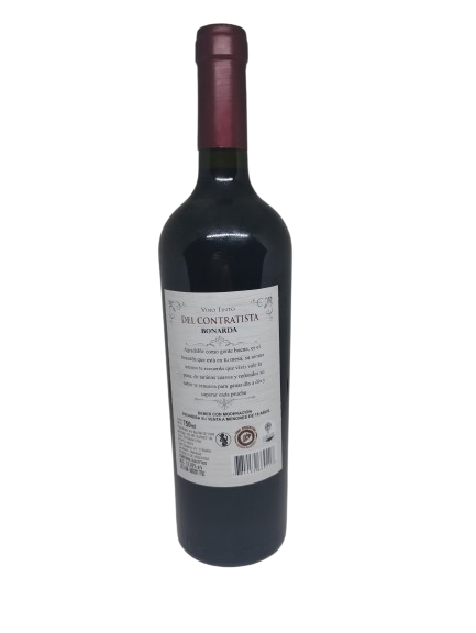 ​​​VINO BONARDA DEL CONTRATISTA X 750 ML