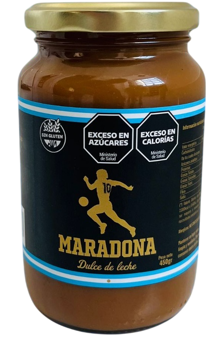 DULCE DE LECHE MARADONA VIDRIO X 450 GRS