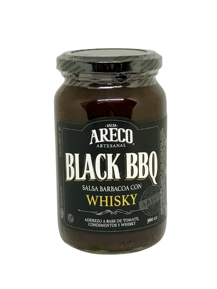 ​​BBQ BLACK CON WHISKY SALSA ARECO X 360 GRS