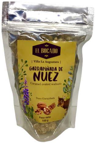 GARRAPIÑADA DE NUEZ EL BOCADO X 100 GRS