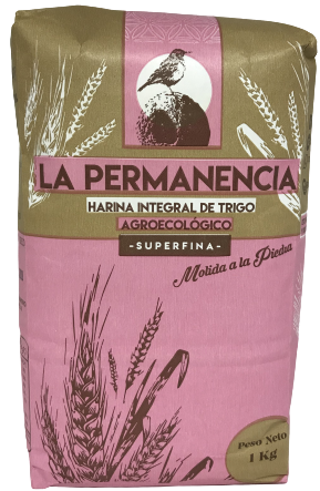 HARINA TRIGO INTEGRAL SUPERFINA AGROECOLOGICA LA PERMANENCIA X 1KG