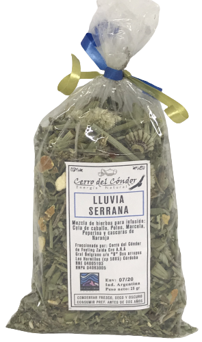 LLUVIA SERRANA CERRO DEL CONDOR X 35 GRS