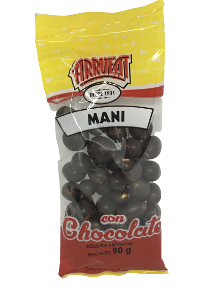 ​MANI CON CHOCOLATE ARRUFAT X 90 GRS
