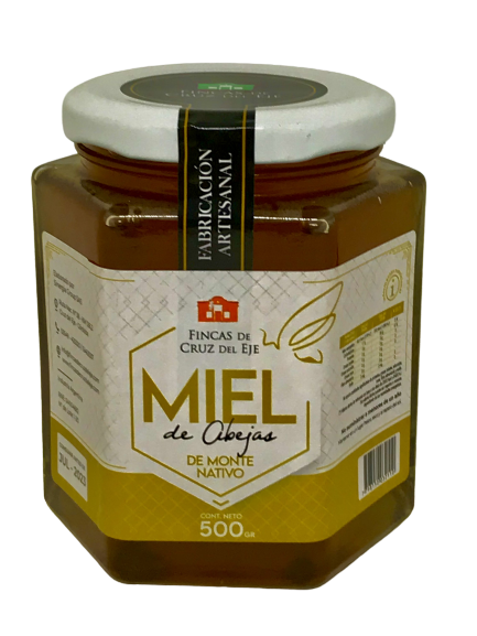 MIEL MULTIFLORA FINCAS DE CRUZ DEL EJE X 500 GRS VIDRIO
