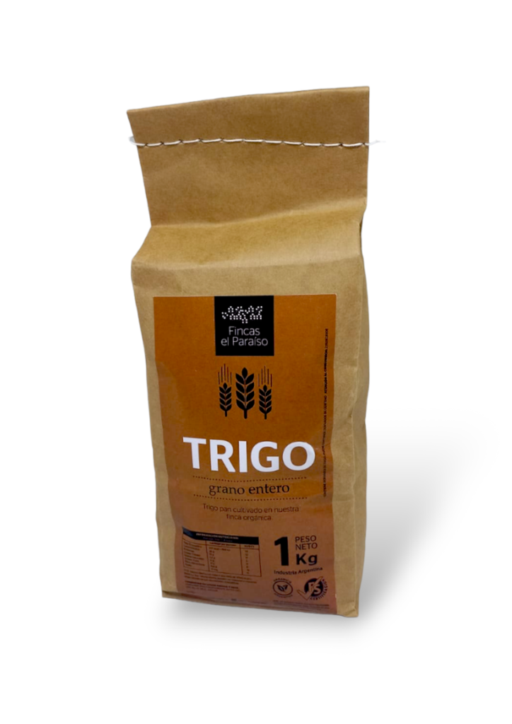 ​​​TRIGO GRANO ORGANICO FINCAS EL PARAISO X 1 KG