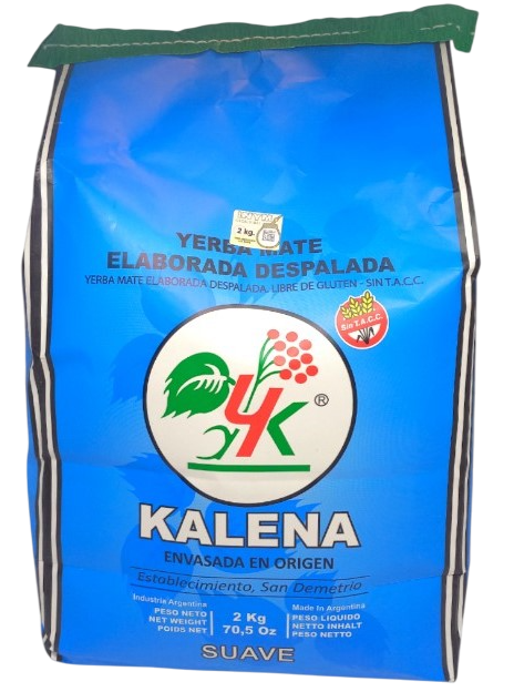 YERBA MATE DESPALADA KALENA X 2 KG
