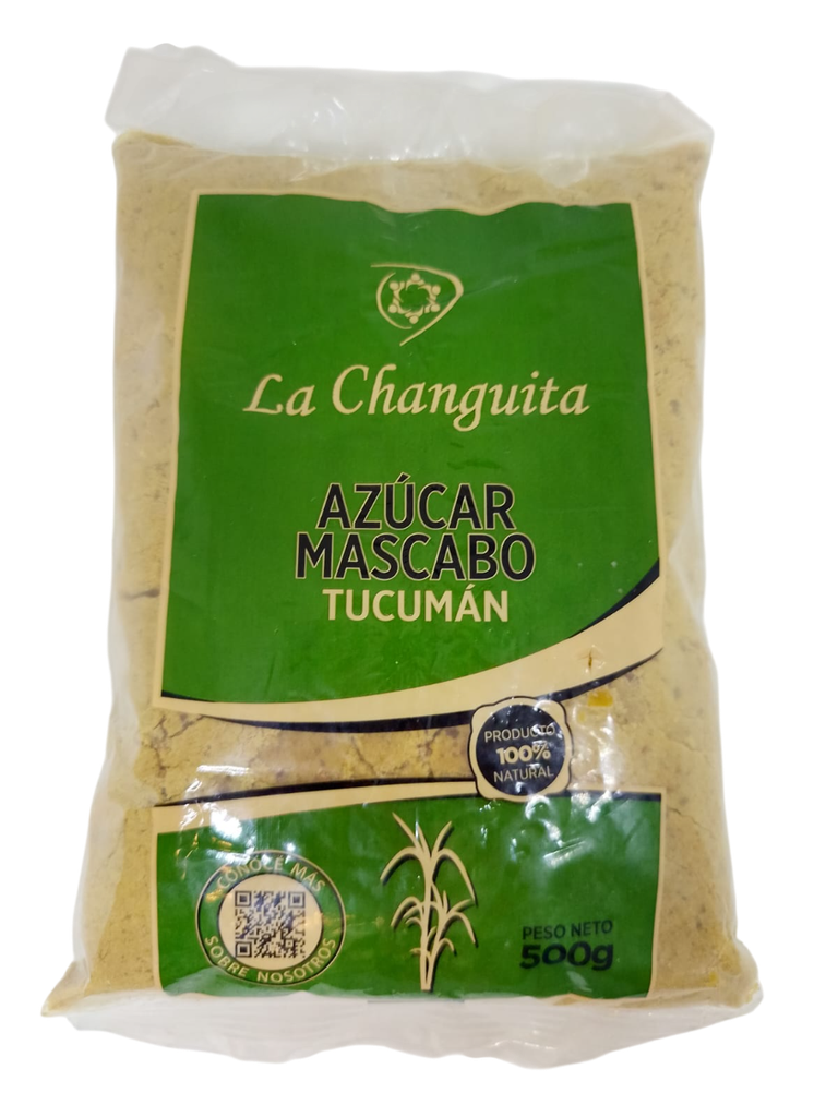 AZUCAR MASCABO LA CHANGUITA X 500 GRS