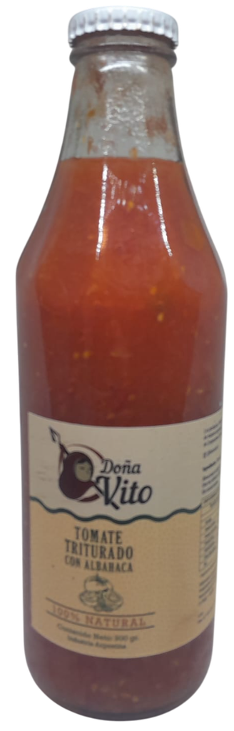 TOMATE TRITURADO CON ALBAHACA DONA VITO X 900 CC
