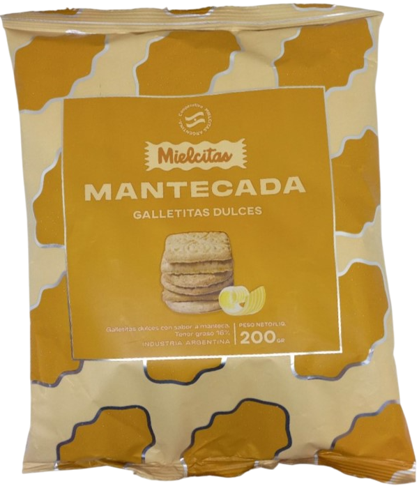 GALLETITAS DULCES MANTECADA MIELCITAS X 200 GRS