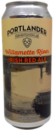 [p3128] CERVEZA IRISH RED ALE -WILLAMETTE RIVER- PORTLANDER LATA X 473 CC