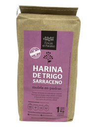 [p0904] HARINA TRIGO SARRACENO -MOLIDA EN PIEDRAS-  FINCAS EL PARAISO X 1 KG