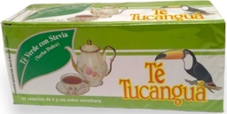[p1188] ​​​TE VERDE CON ESTEVIA SAQUITOS TUCANGUA CAJA X 25 U