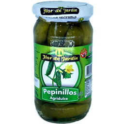 [p0291] ​​​​​​​​​PEPINILLOS AGRIDULCES FLOR DE JARDIN X 330 GRS