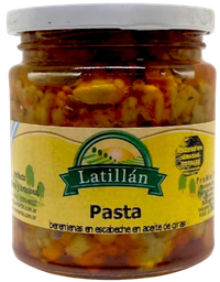 [p1422] PASTA BERENJENAS EN ACEITE LATILLAN X 125 GRS